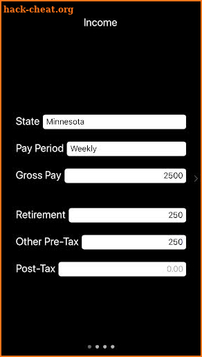 Pay Check Tax Calc screenshot