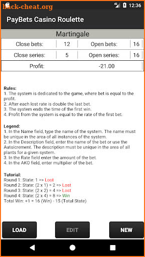 PayBets Casino Roulette PRO screenshot
