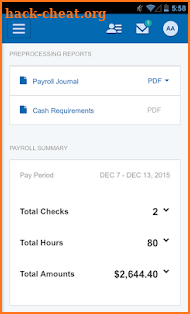 Paychex Flex screenshot