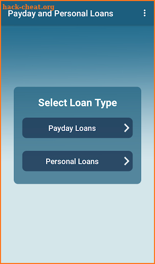 Payday and Personal loans online screenshot