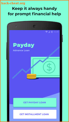 Payday loan app screenshot