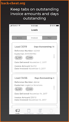 PayLoad - Load Management App for Owner-Operators screenshot