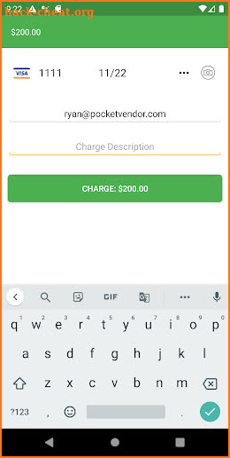 Payment for Stripe screenshot