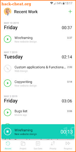 Paymo To-Do List & Time Tracker screenshot