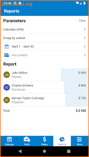 Payroll Tracker screenshot