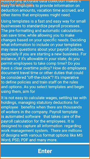 Payrolls Office Templates screenshot