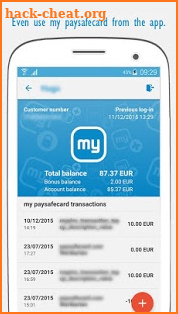 paysafecard – pay cash online screenshot