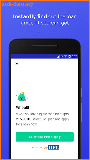 PaySense - Instant Personal Loan app screenshot
