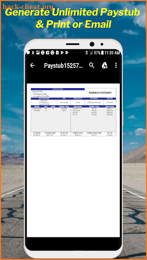 Paystub Payslip Calculator U.S screenshot