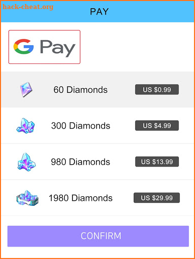 Paytail screenshot