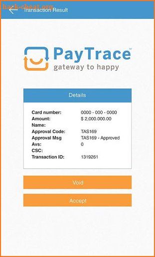 PayTrace Go screenshot