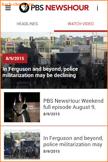 PBS NEWSHOUR - Official screenshot
