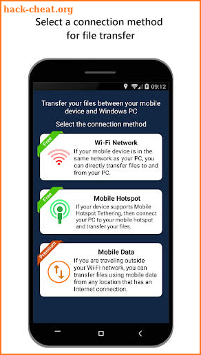 PC To Mobile Transfer – Send Files Anywhere screenshot