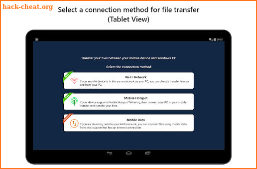 PC To Mobile Transfer – Send Files Anywhere screenshot