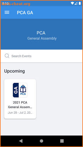 PCA General Assembly screenshot