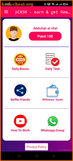 pCASH - Earn Coin & Get Rewards, income App BD screenshot