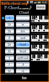 PChord  (Piano Chord Finder) screenshot