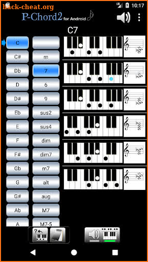 PChord2  (Piano Chord Finder) screenshot