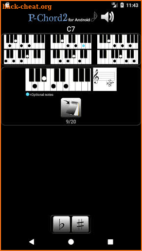 PChord2  (Piano Chord Finder) screenshot