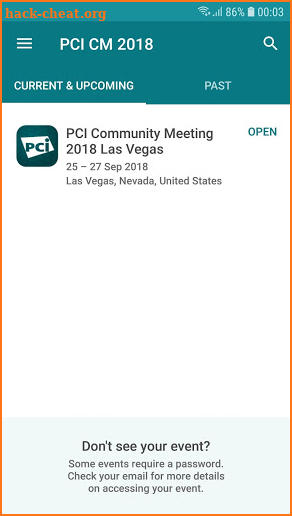 PCI Community Meeting 2018 screenshot
