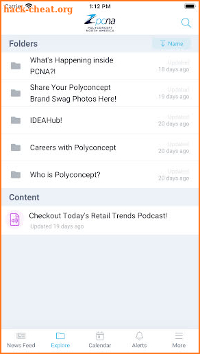 PCNA Proud Communications App screenshot