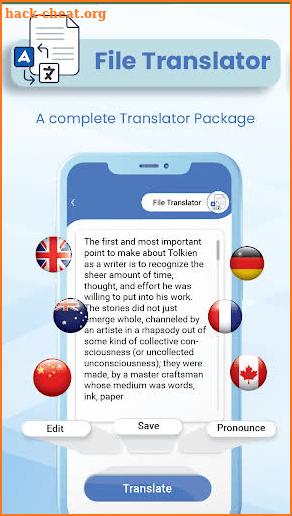 PDF & File Translator screenshot