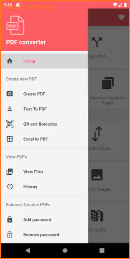 PDF converter & editor screenshot
