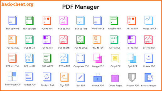 PDF Converter Free, Power PDF Reader & PDF Editor screenshot