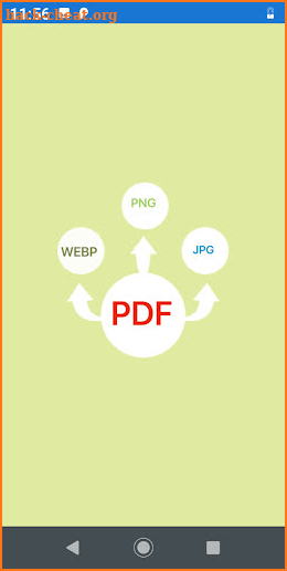 PDF Converter(PDF to PNG, WEBP, JPG) screenshot