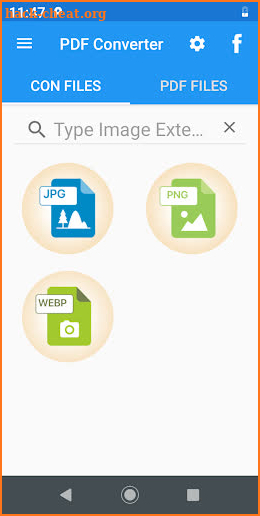 PDF Converter(PDF to PNG, WEBP, JPG) screenshot