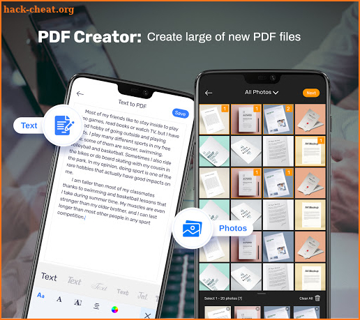 Pdf creator: cam scanner, image to pdf converter screenshot