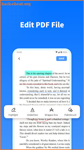 PDF Note Reader screenshot