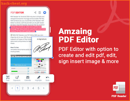 PDF Reader 2021 – PDF editor, Scanner &  Viewer screenshot