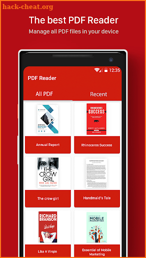 PDF Reader and PDF Editor for Android screenshot