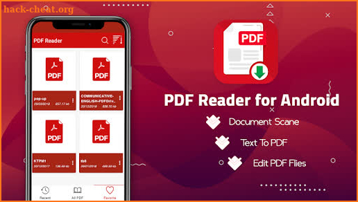PDF reader for Android: PDF file reader screenshot