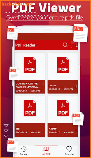 PDF reader for Android: PDF file reader screenshot