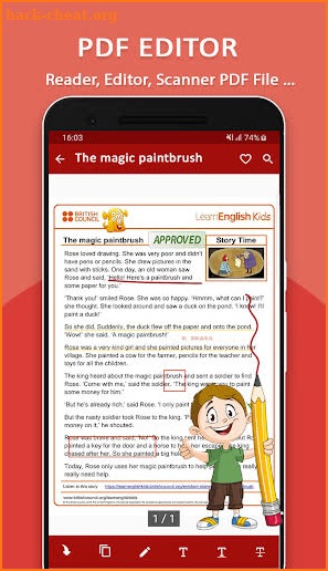 PDF reader for Android: PDF viewer 2021 screenshot