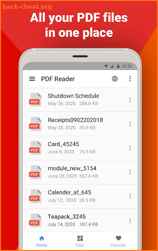 PDF Reader Free - PDF Viewer for Android 2020 screenshot