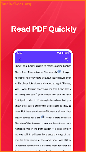 PDF Reader - PDF Viewer screenshot