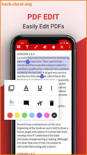 PDF Reader, PDF Viewer and Epub reader free screenshot