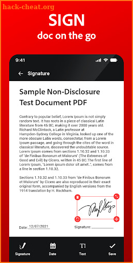 PDF Scanner App Lite screenshot