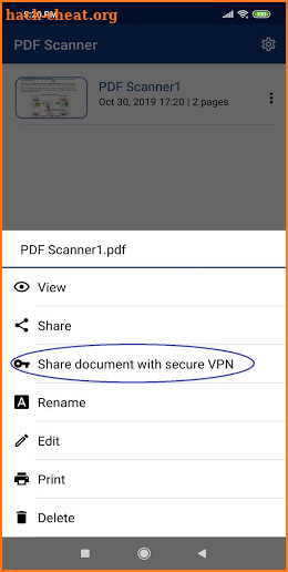 PDF Scanner with Free VPN screenshot