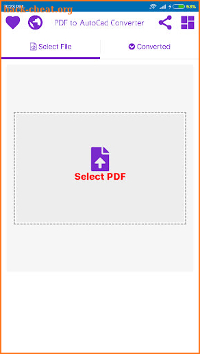 PDF to AutoCAD Converter screenshot