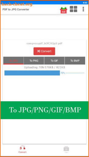 PDF to JPG Converter screenshot
