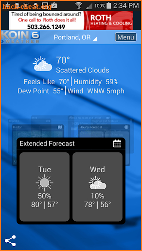 PDX Weather - KOIN Portland OR screenshot