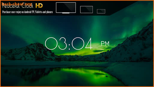 Peaceful Clock HD screenshot