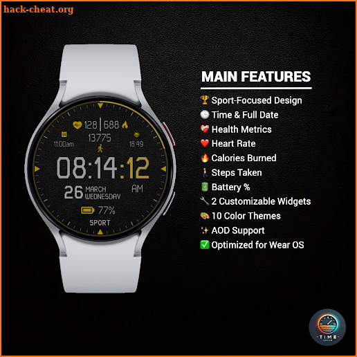Peak Activity - watch face screenshot