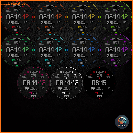 Peak Activity - watch face screenshot
