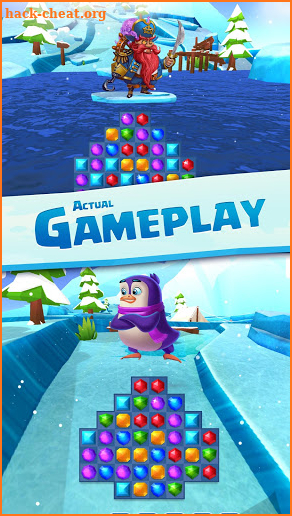Peak - Penguin Story Match3 Games screenshot
