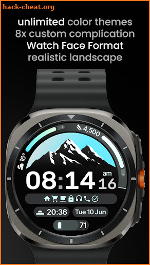 Peak Shadow Watch Face screenshot